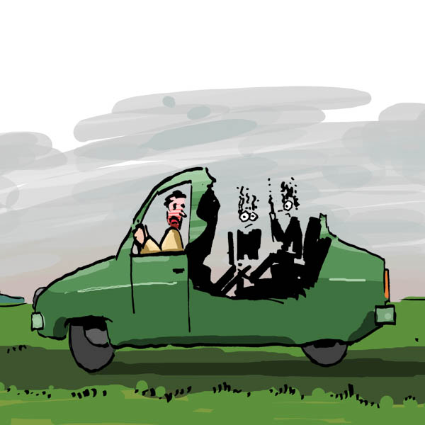 15 Spelen op de achterbank